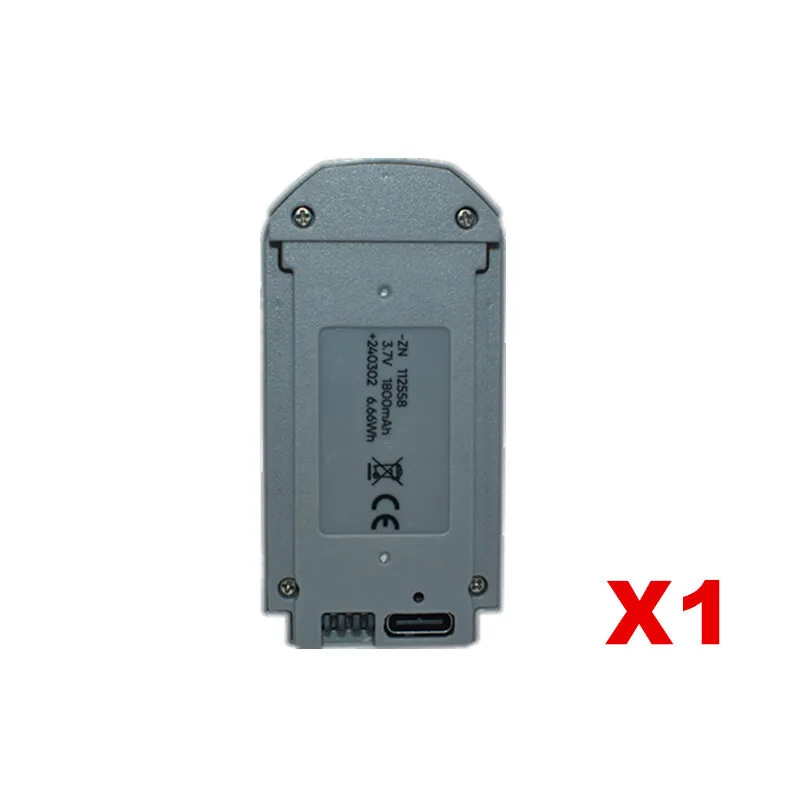 GT3 RC-drone ﻿ Originele Batterij 3.7V 1800mAh Voor V66 Mini Drone Onderdelen V66 CZ06 D16 Quadcopter Batterij/Oplader past Accessoires