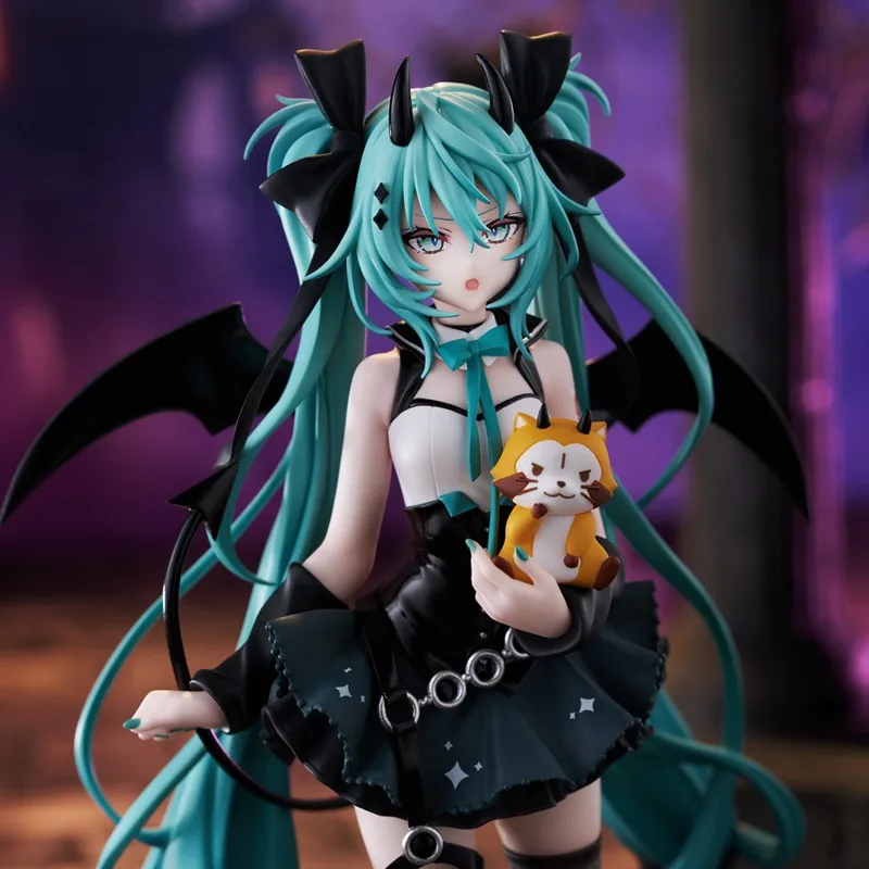Bandai Banpresto TTI Vocaloid HATSUNE MIKU Dämon Anime Figur Original Echte Desktop Ornamente Modell Geburtstag Geschenk Kinder Spielzeug