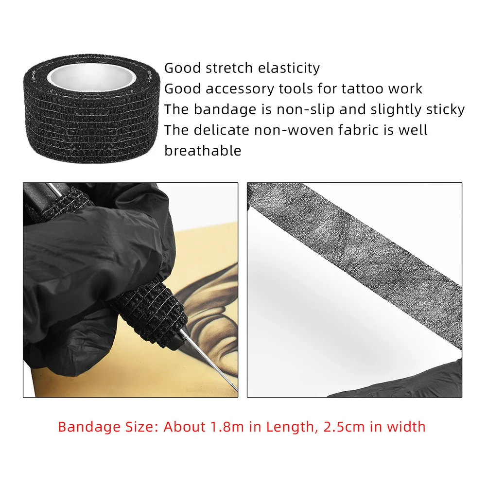 1 مجموعة الأساسية تدفق الوشم حامل قلم عدة عالية الجودة سبائك الألومنيوم المحمولة عدم الانزلاق تصميم لممارسة الوشم المبتدئين