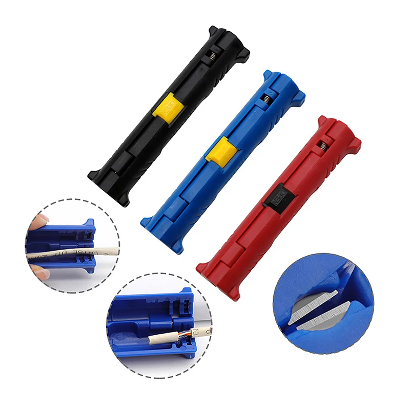 Multifunction Electric Wire Stripper Pen Rotary Coaxial Wire Cable Pen Pliers Tool For Cable Puller