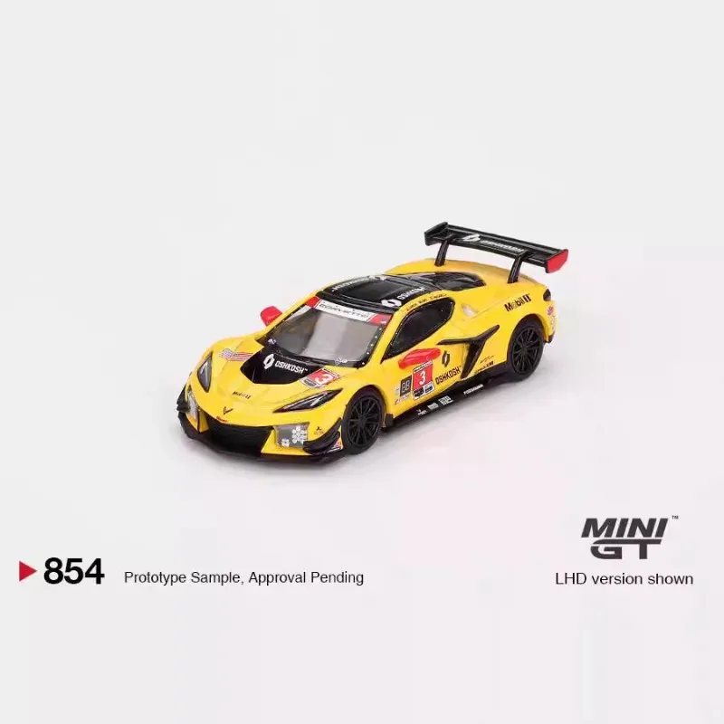 ミニGTダイキャスト 1/64スケール シボレー コルベット Z06 GT3 レーシングカー ‌   合金車モデルのおもちゃ男の子ギフト子供のおもちゃ男の子