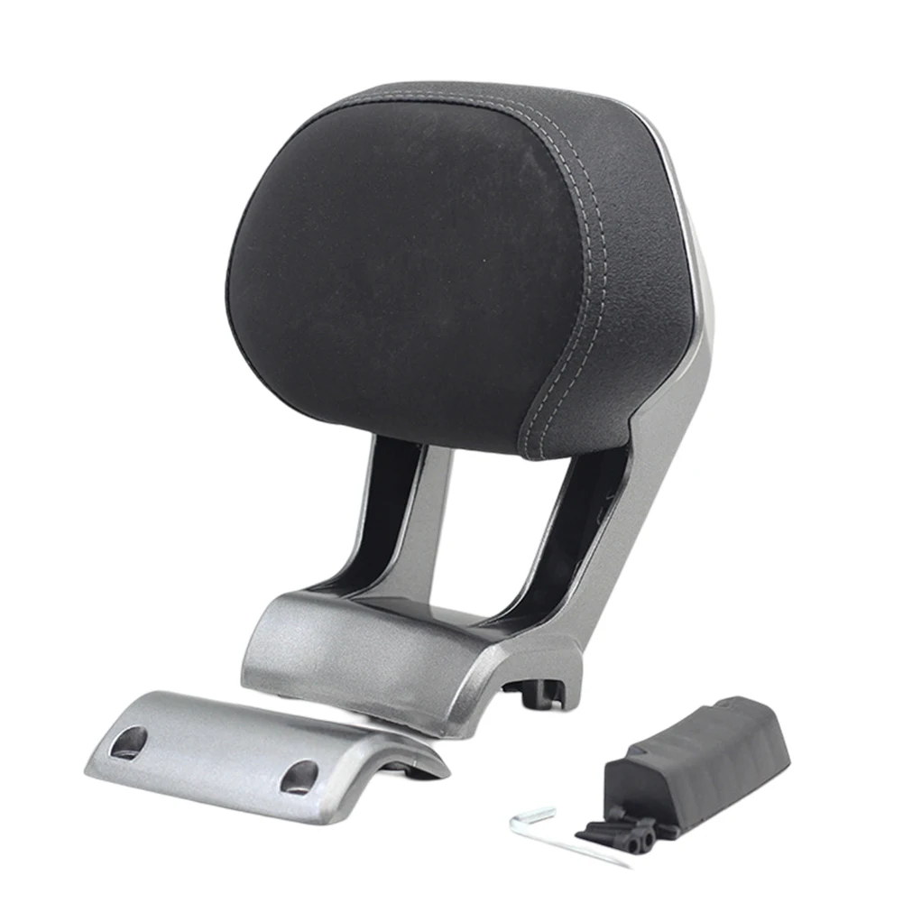 

Для удобной езды, спинка из алюминиевого сплава, регулируемая спинка для скутера, велосипедного компьютера, совместимая задняя спинка