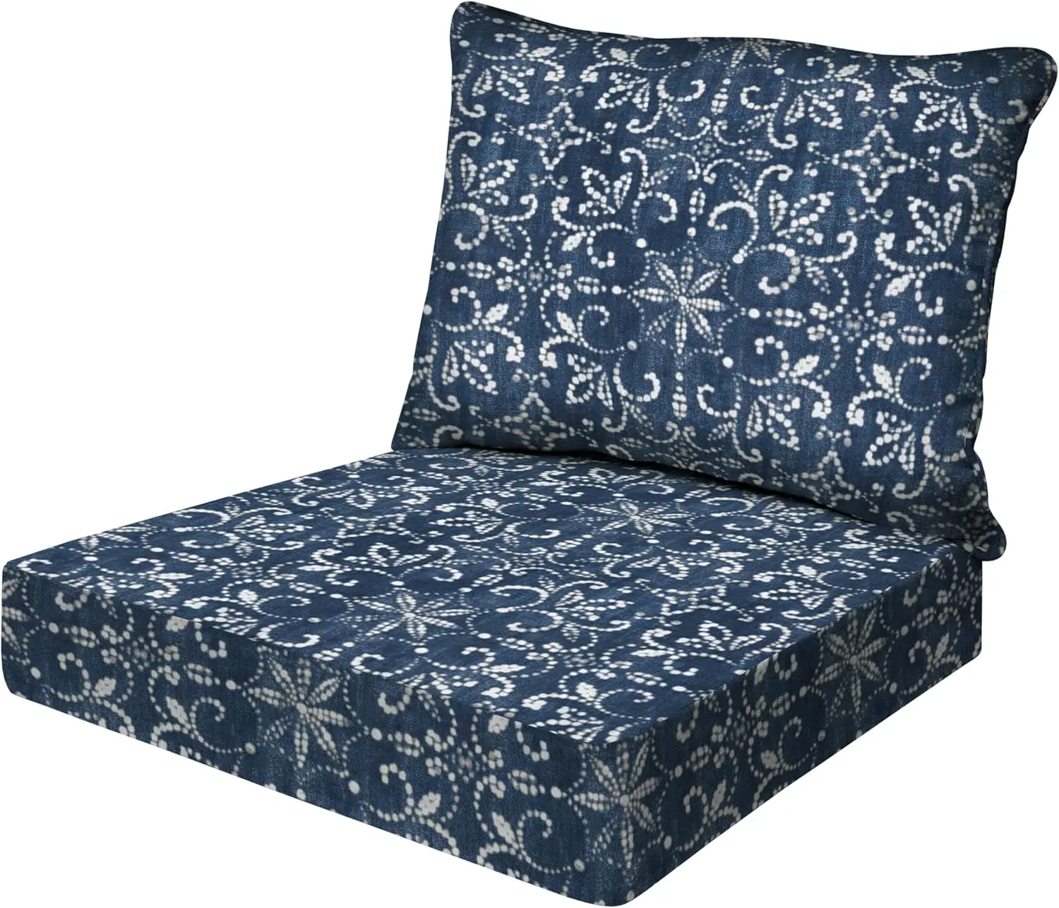 

Honeycomb Outdoor Deep Seat Cushion for Patio Furniture, 24 x 24 Inches, Bohemian Style Essentials
