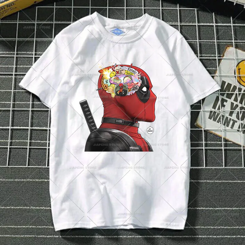 Deadpool Wade Heat Transfer Vinyl Stickers Iron On Transfers For Clothes Marvel Patches For T-shirt Jacket DIY Applique Washable