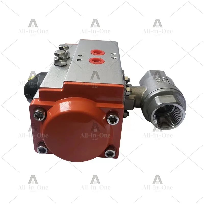 Q611F-16P Pneumatic two-piece ball valve two-way straight-through internal thread buckle quick cut-off valve 25 1 inch