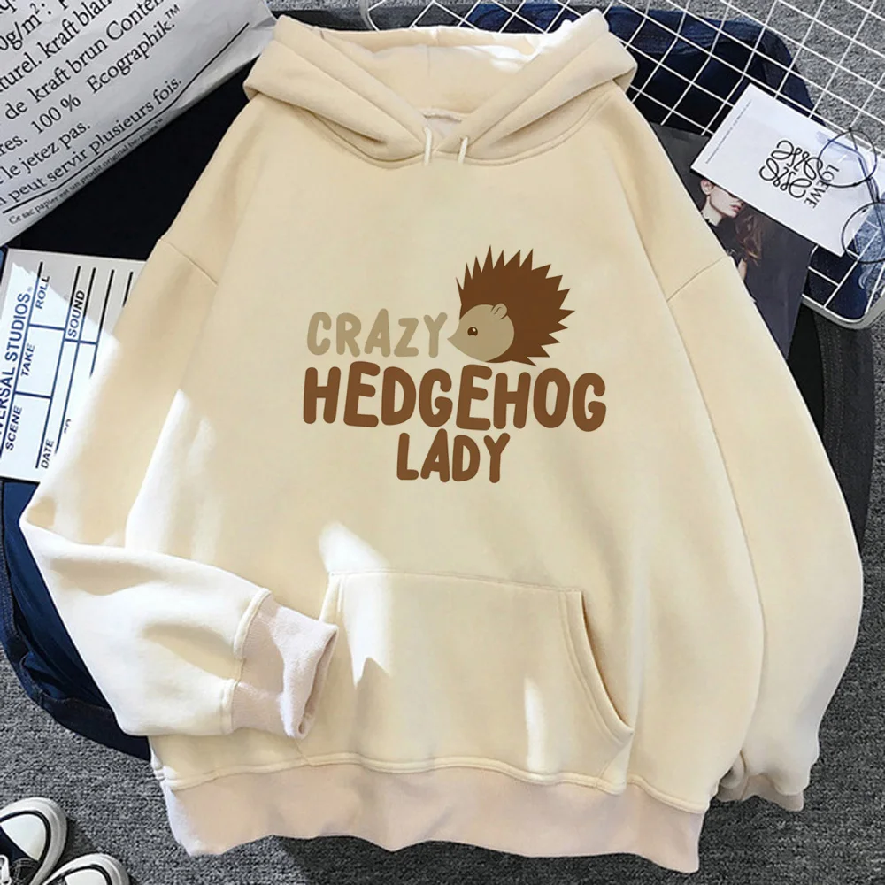 

Hedgehog hoodies women y2k aesthetic anime harajuku clothes Pullover female Korean style Hooded Shirt