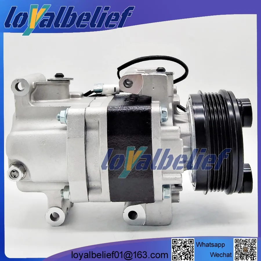 AC Compressor For Mazda 3 / Mazda 5 petrol 2.3 2.0 1.8L 2005-2010 H12A1AJ4EZ H12AOBW4J CC29-61-K00 CC29-61-K00A CC2961450G 120MM