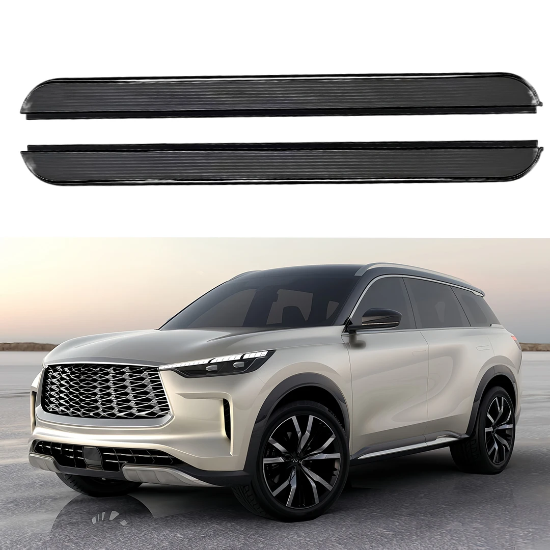 

2 шт. подходит для Infiniti QX60 2022 2023 2024 2025 алюминиевая фиксированная дверь, боковая ступенька, педаль, подножка Nerf Bar