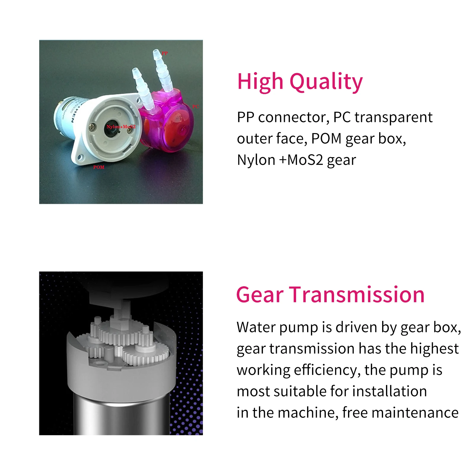 GROTHEN مضخة تمعجية مضخة الجرعات مضخة صغيرة السائل الذاتي فتيلة مضخة مياه أنبوب السيليكون لخزان حوض السمك مختبر التحليل الكيميائي #4