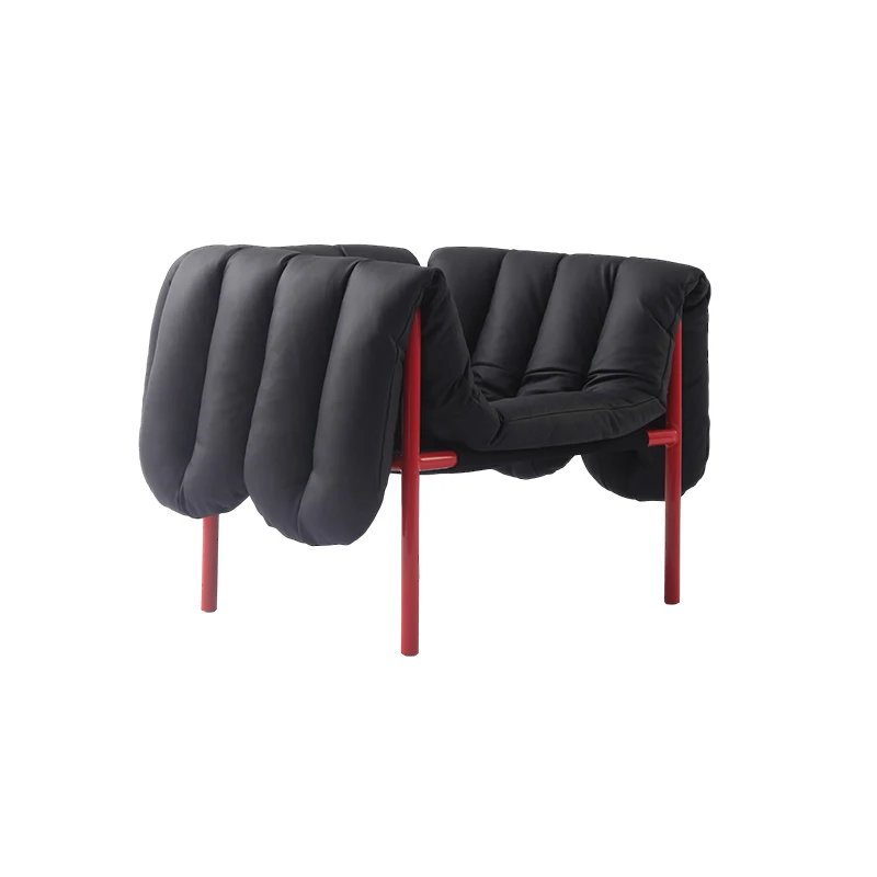 Stylish office chair Comfortable living room chair Leather hotel chair