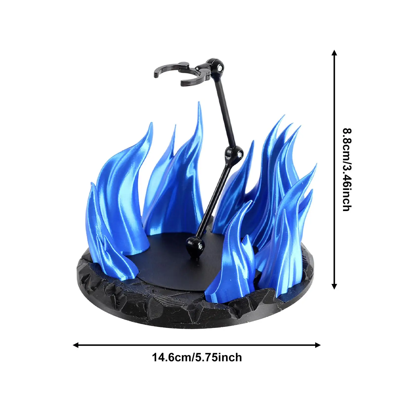 Подставка для экшн-фигурки с огненными эффектами, для демонстрации моделей игрушек, пламя, прочная подставка для куклы, фигурка, модель, держатель для стойки
