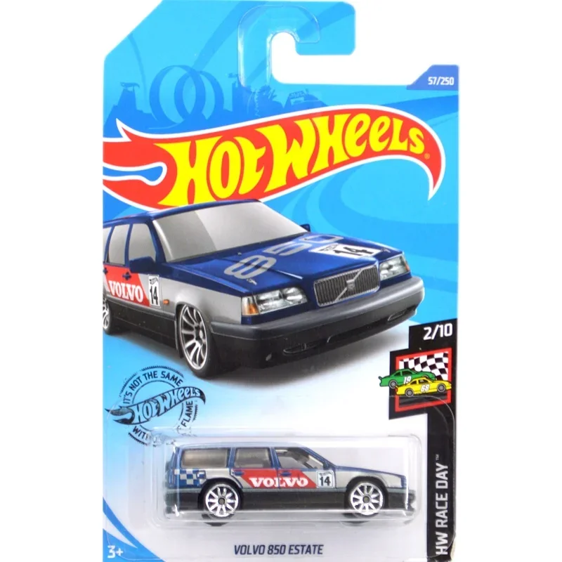 Original Hot Wheels Car Kids Toys for Boys 1/64 Diecast Volvo 850 Estate XC40 Charge P1800 Gasser 240 Drift Wagon Vehicle Gift