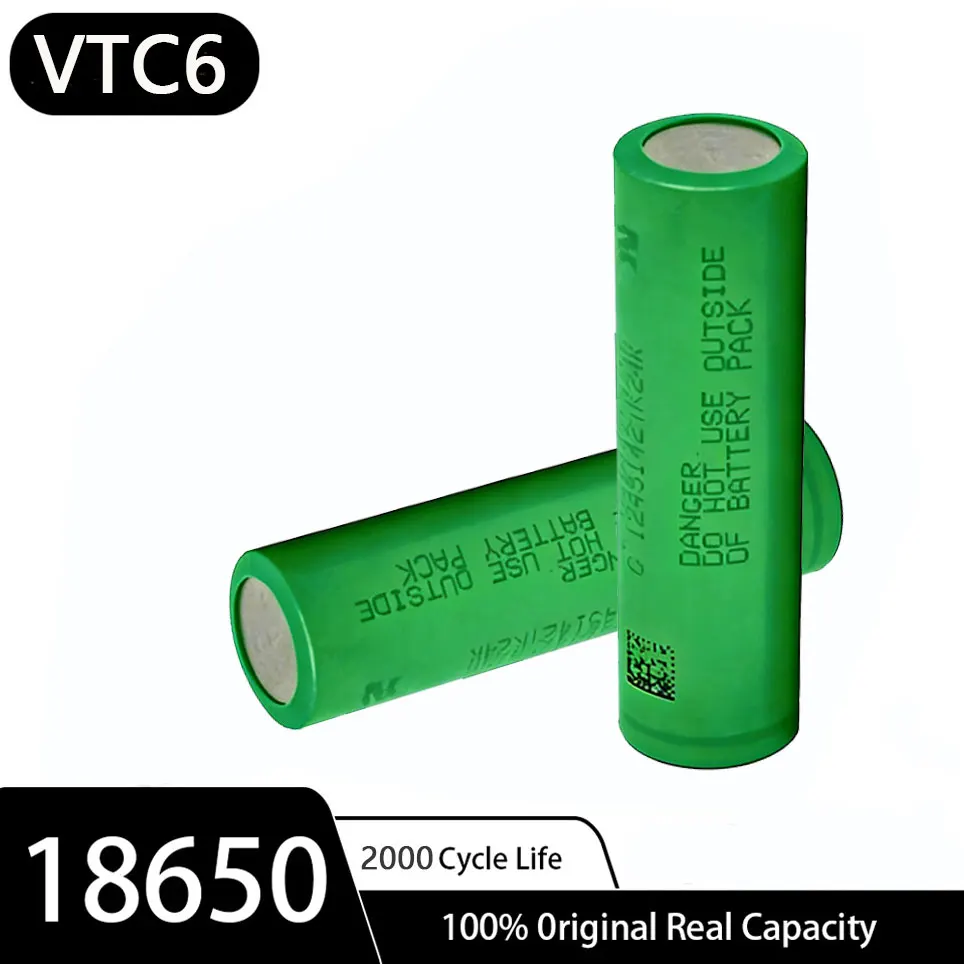 100% Neue Original 3,7V 3000mAh Li-Ionen Wiederaufladbare 18650 Batterie für Us18650 Vtc6 20A 3000mAh für Sony Spielzeug Werkzeuge Taschenlampe