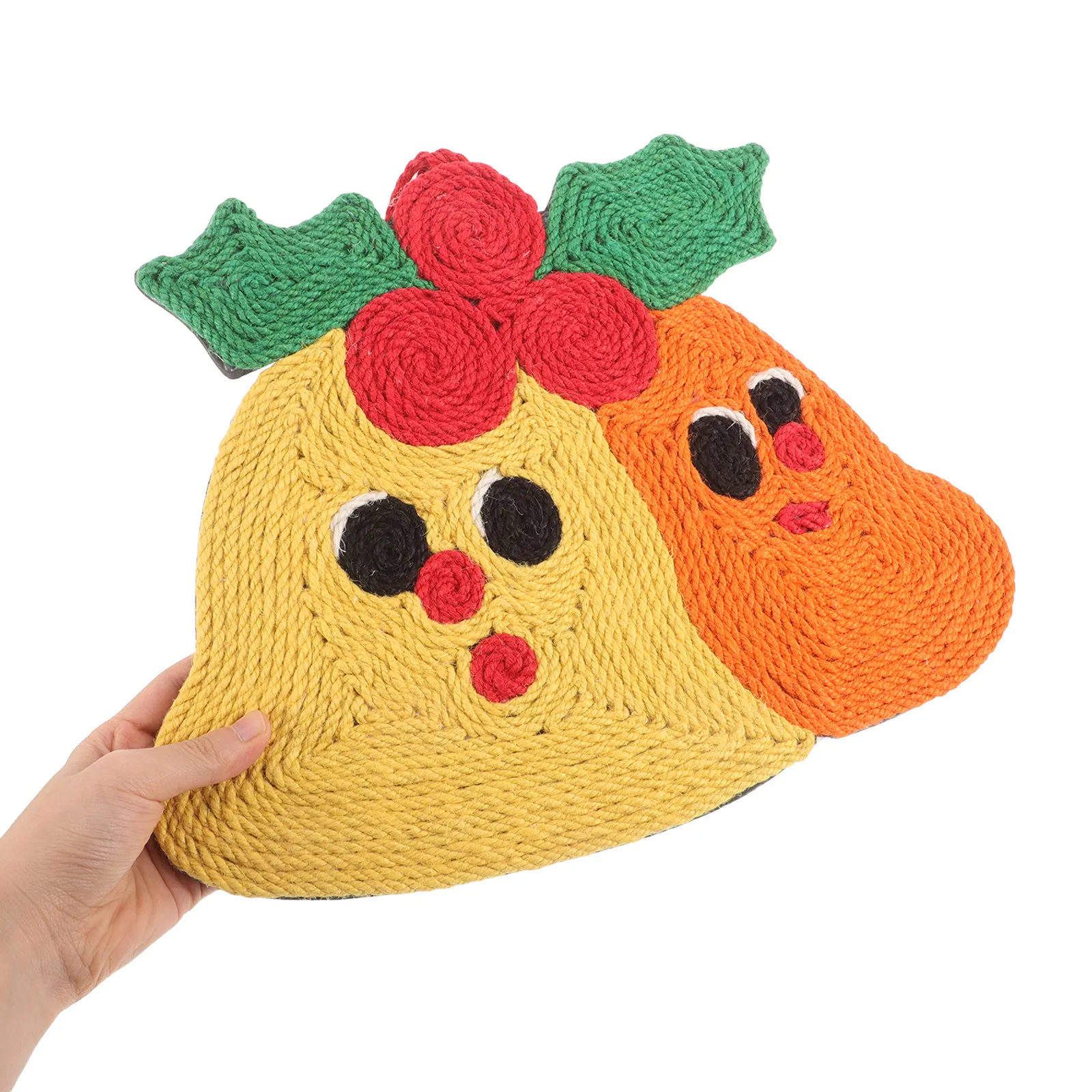 

Коврик-когтеточка для кошек, для использования на стене и полу, с охлаждающим эффектом, складной, портативный, милый дизайн, в форме колокольчика, защита для ковров