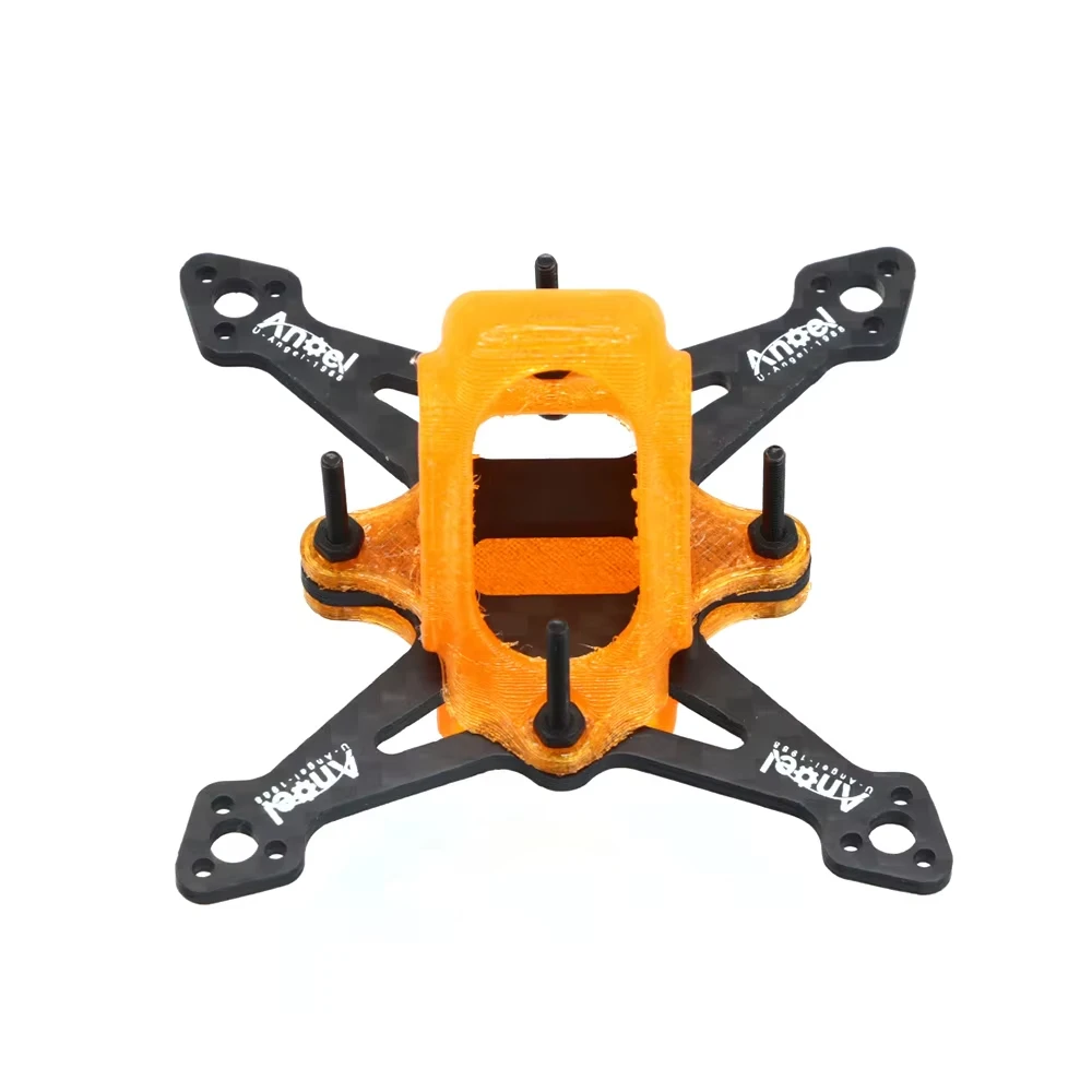 Angel 16  1.6 inch Carbon Fiber FPV Frame Kit with 3D Print Ultralight for RC Quadcopter FPV Racing Freestyle Drone Toys