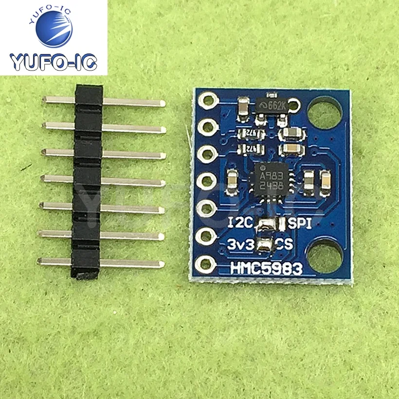 

Free Ship 2pcs GY-282 Hmc5983 Compass Module Module High-Precision Three-Axis Magnetic Field Digital Compass