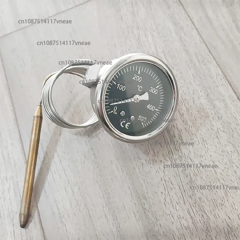 EP4 304 stainless steel pizza oven thermometer pointer temperature display 500 degrees metal plate thermometer