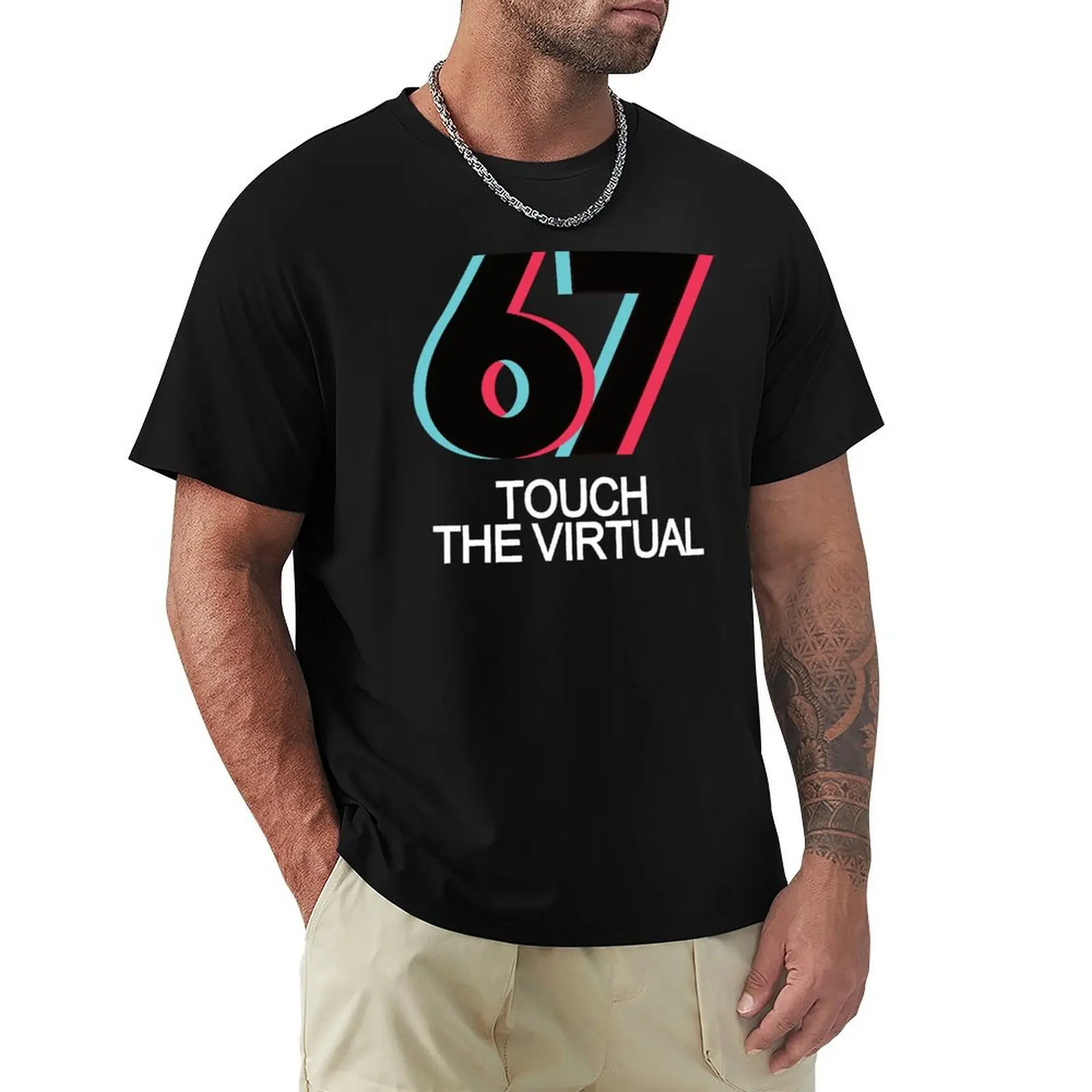 Watase Kiui (Yoru no Kurage wa Oyogenai) 67 Touch the Virtual T-Shirt cotton t shirt man T-Shirt