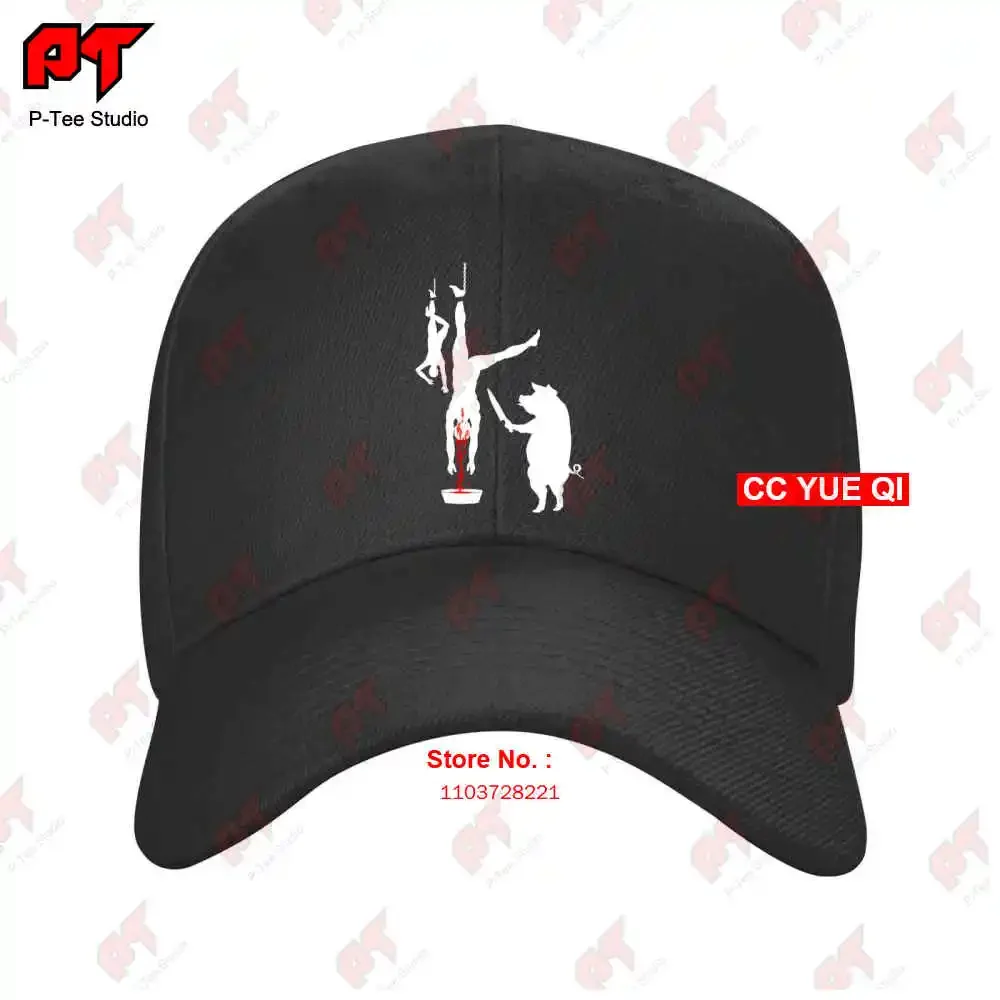 Pig Line Butcher Vegetariano Vegano Humorbasic Gorras de béisbol Gorra de camión KBWE