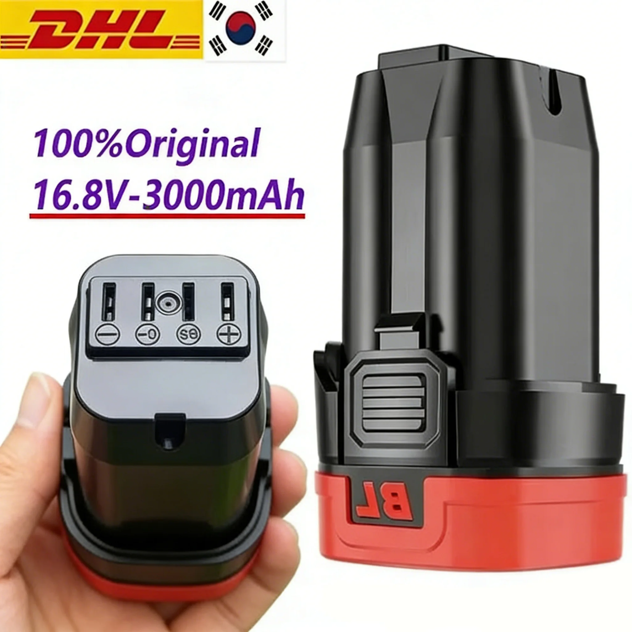 

100%New 16.8V/18V 3000mAh Battery for Dongke JAVN Battery, Brushless Small Steel Gun, Starter, Brushless Lithium
