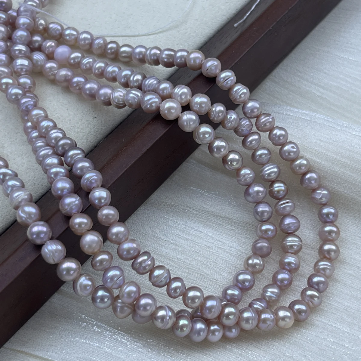 

Natural Freshwater 100%Pearls AAA 5-6mm Round Purple Pearls Loose Beads for Jewelry Making DIY Bracelets Necklaces Accessories
