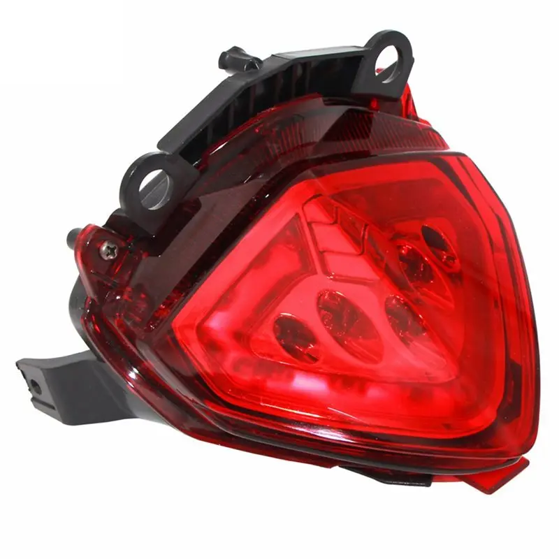 دراجة نارية مصباح ليد خلفي بدوره إشارة ضوء الفرامل Lmap لهوندا CBR500R CBR500X CBR500F 2013- أحمر