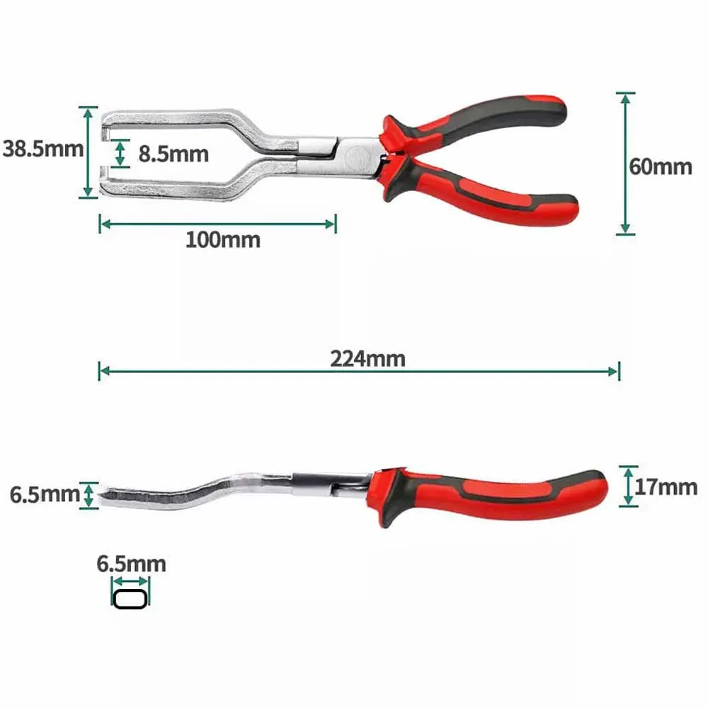 Professional Fuel Line Pliers Petrol Clamp Gasoline Pipe Joint Fittings Calipers Filter Hose Release Disconnect Pliers Steel