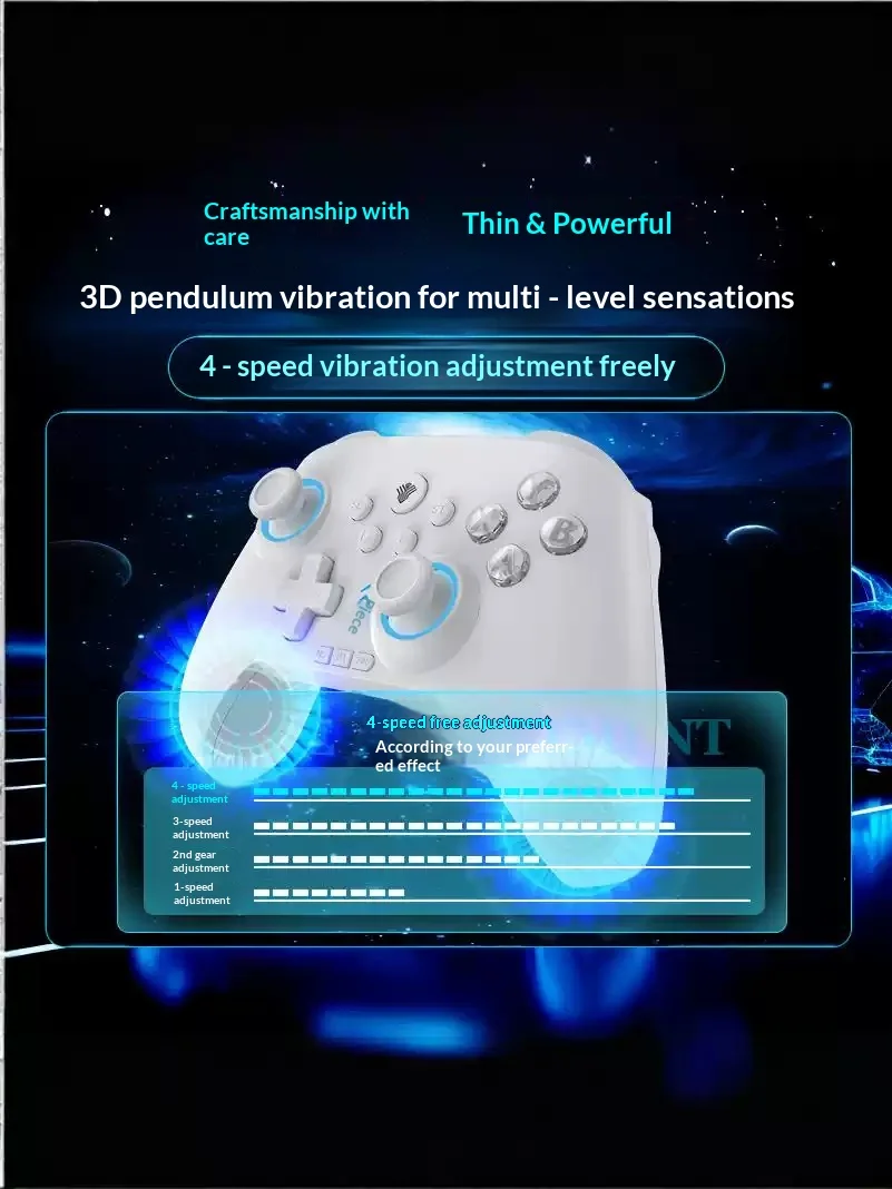 YUYOU Y-Dawn Gamepads Wireless K-SILVER customized version of high-precision Hall electromagnetic rocker Game Handles Gifts