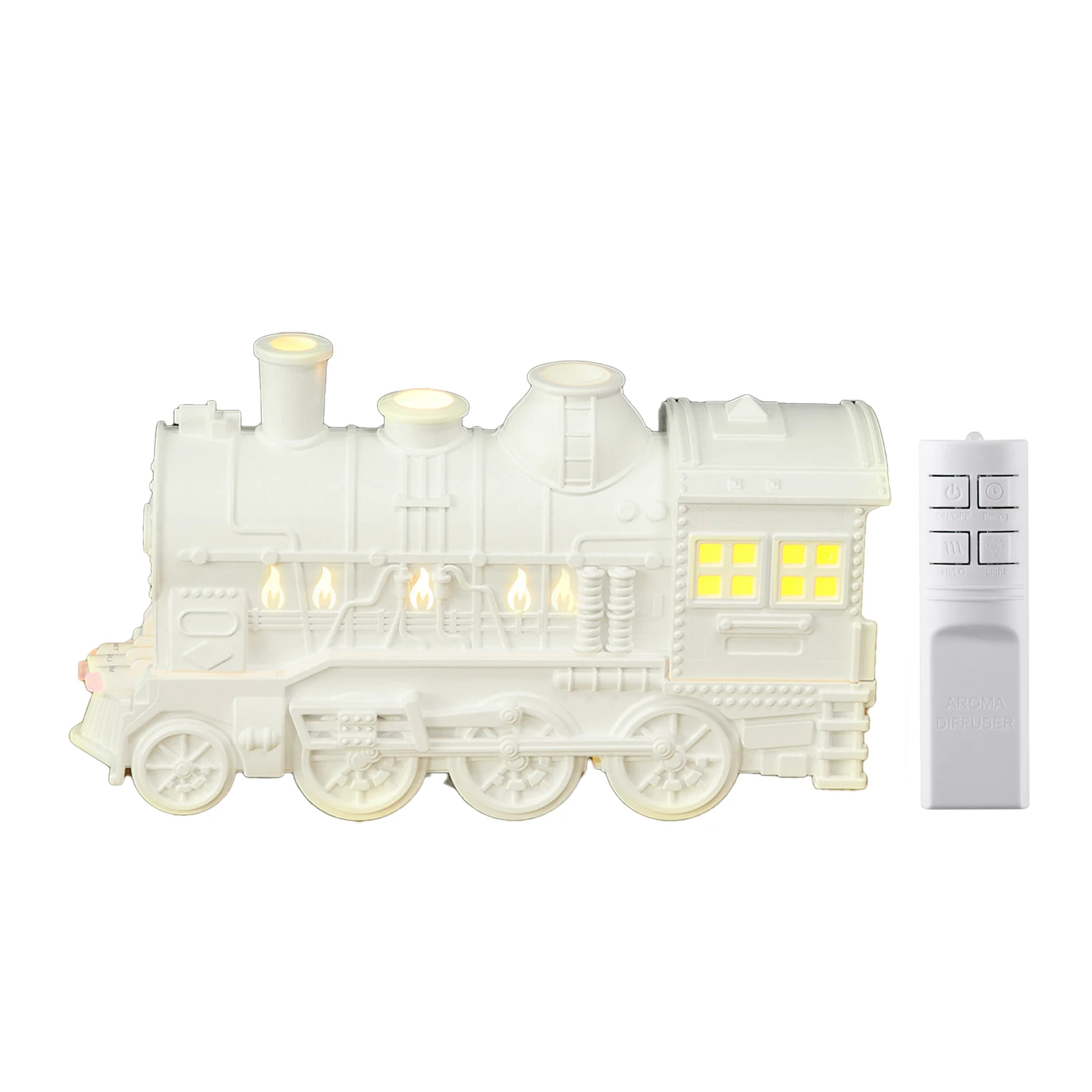 Retro Train Train Humidifier With Essential Oil Diffuser Remote Control Included Can Be Used As Both Cold Mist