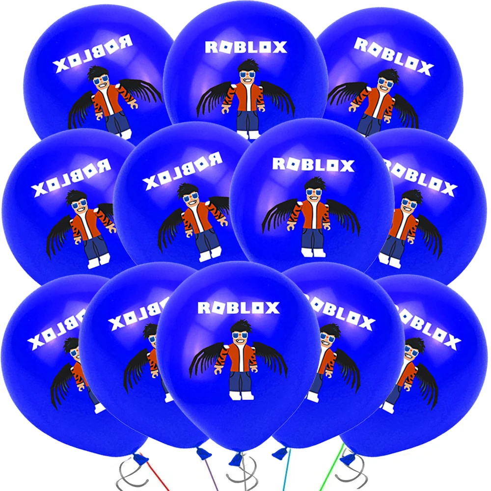 新しい12個入り Roblox パーティーバルーン 12インチ ラテックスバルーンセット ベビーシャワー 男の子 女の子 Roblox 誕生日パーティー飾り付け 子供 おもちゃ ギフト