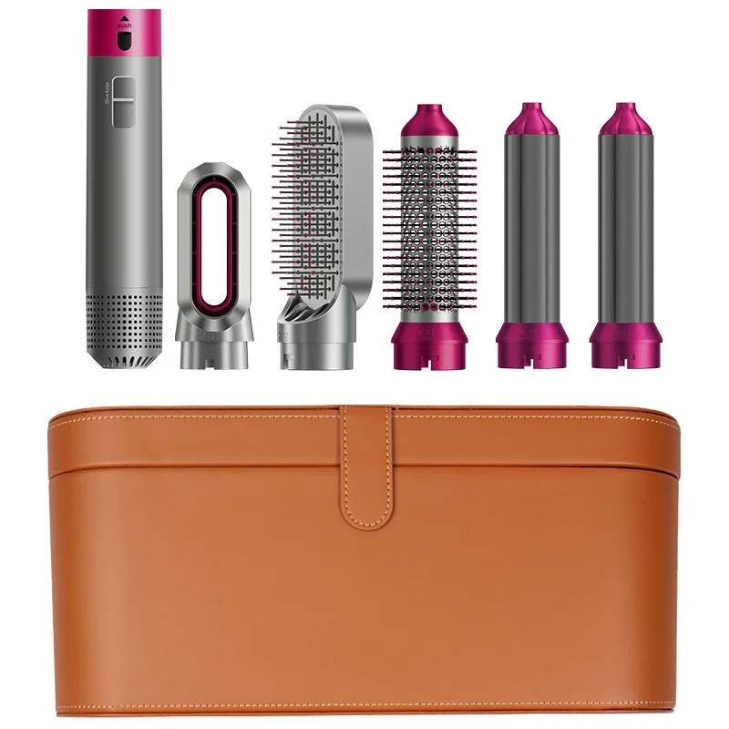 Electric Hot Air Styler High Speed Hair Dryer Volumizer Auto Wrap Curlers Frizz  Styling Tool Concentrator Plastic Gift Set