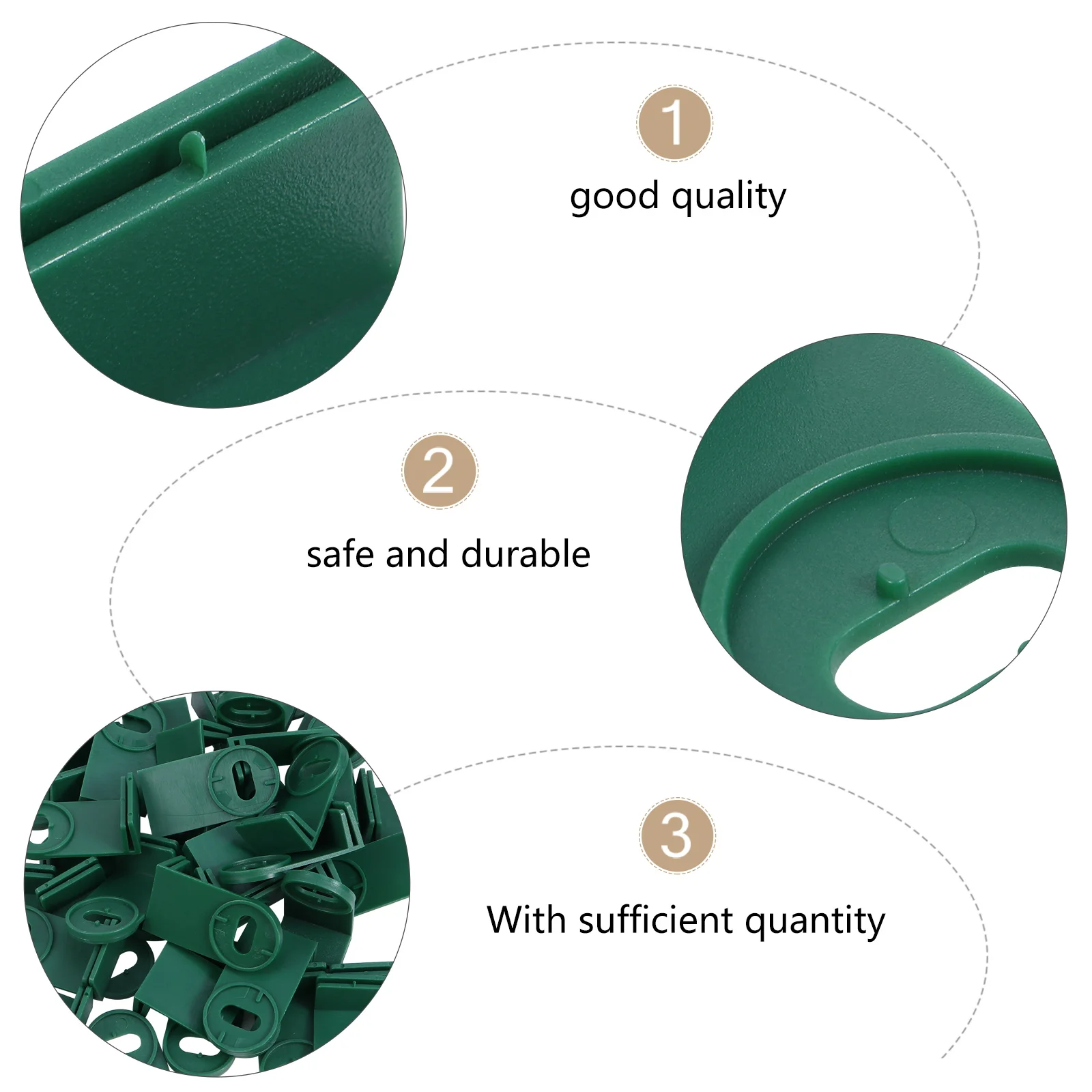 

50 Pcs Greenhouse Fixing Clips Plastic Corner Shading Insulation Wrap Isolation Fastener Accessories Gardening Buckle Hook Easy