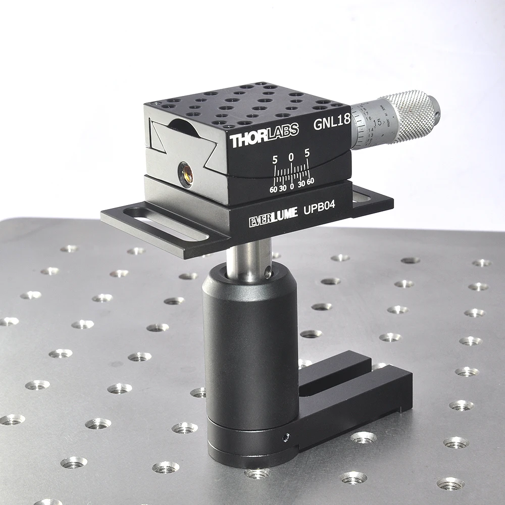 UPB04 Slotted Adaptor Plate 25x25 or 40x40mm Stage to Optical Table or 65x65mm Stage Adapter Board Displacement Slide Universal