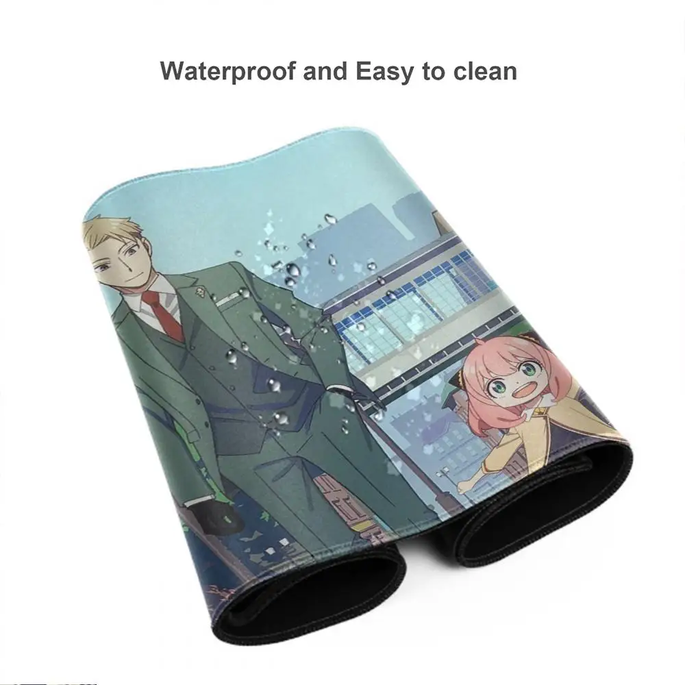 لوحة الماوس الساخن أنيمي 1000x500 القلقاس ساكاموتو أيام XXL كبيرة الألعاب عدم الانزلاق مكتب لوحة المفاتيح الحصير حصيرة مكتبية جاسوس xFamily 