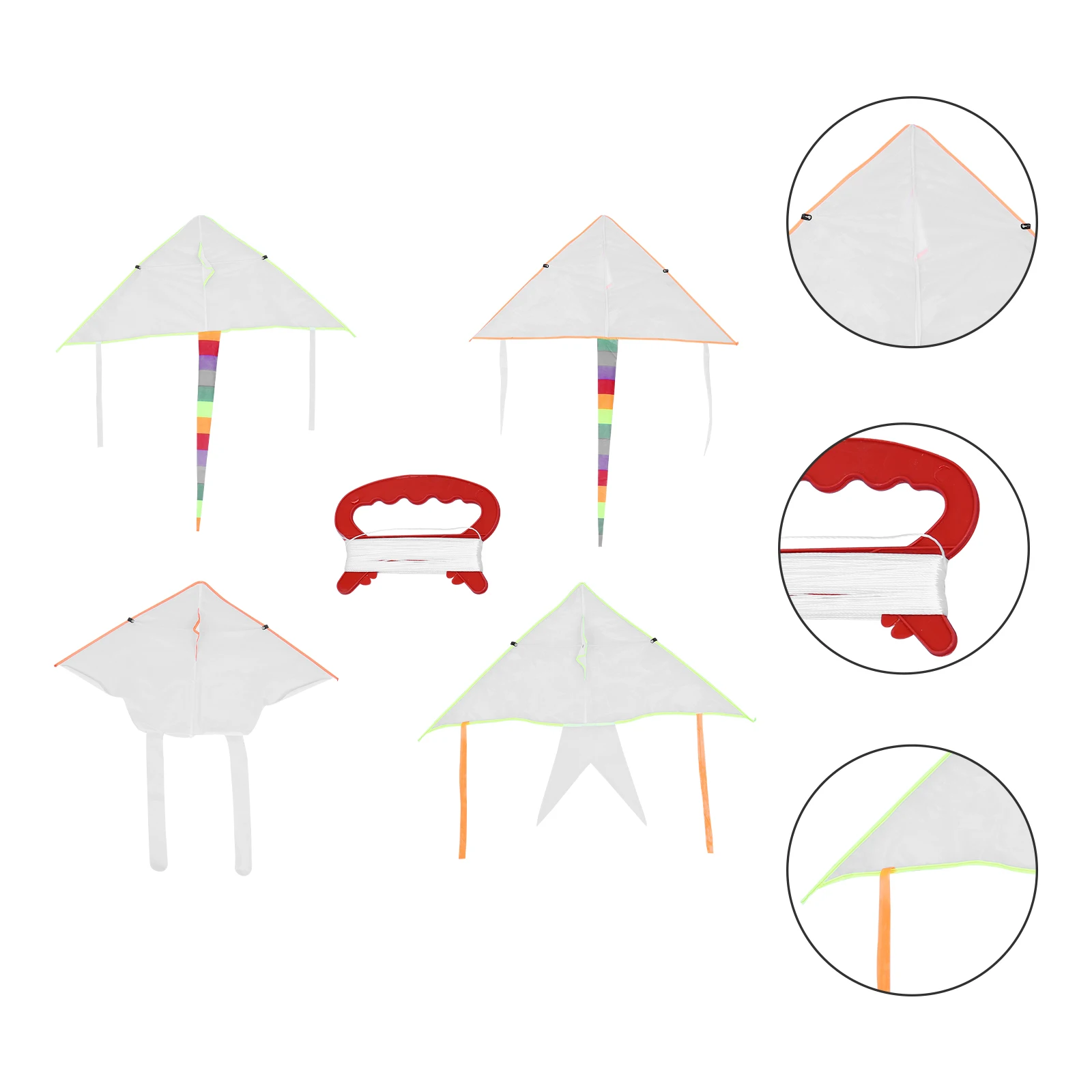 4 sets speelgoed blanco graffiti vlieger kind versier uw eigen doek DIY voor kinderfeestje