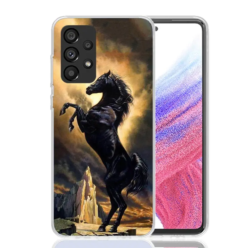 Horse Great Beauty Galloping Phone Case For Samsung Galaxy A15 A55 A25 A35 A14 A54 A24 A34 A13 A53 A23 A33 A12 A52 A22 A32 A05S