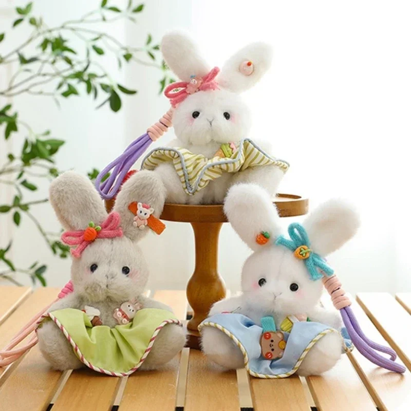 Gorąca Wyprzedaż 13cm Słodki Uroczy Pluszowy Miś Breloczek Królik Modna Biżuteria Brelok Zawieszka do Torebki Prezent Urodzinowy Dekoracja Torebki