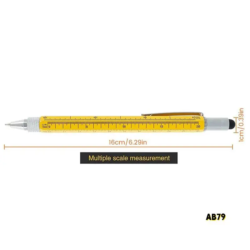 3X 6 In 1 マルチツールペン、男性用のクールなガジェット、お父さんへのギフト、男性用ストッキング詰め物、男性用のユニークなクリスマスギフト