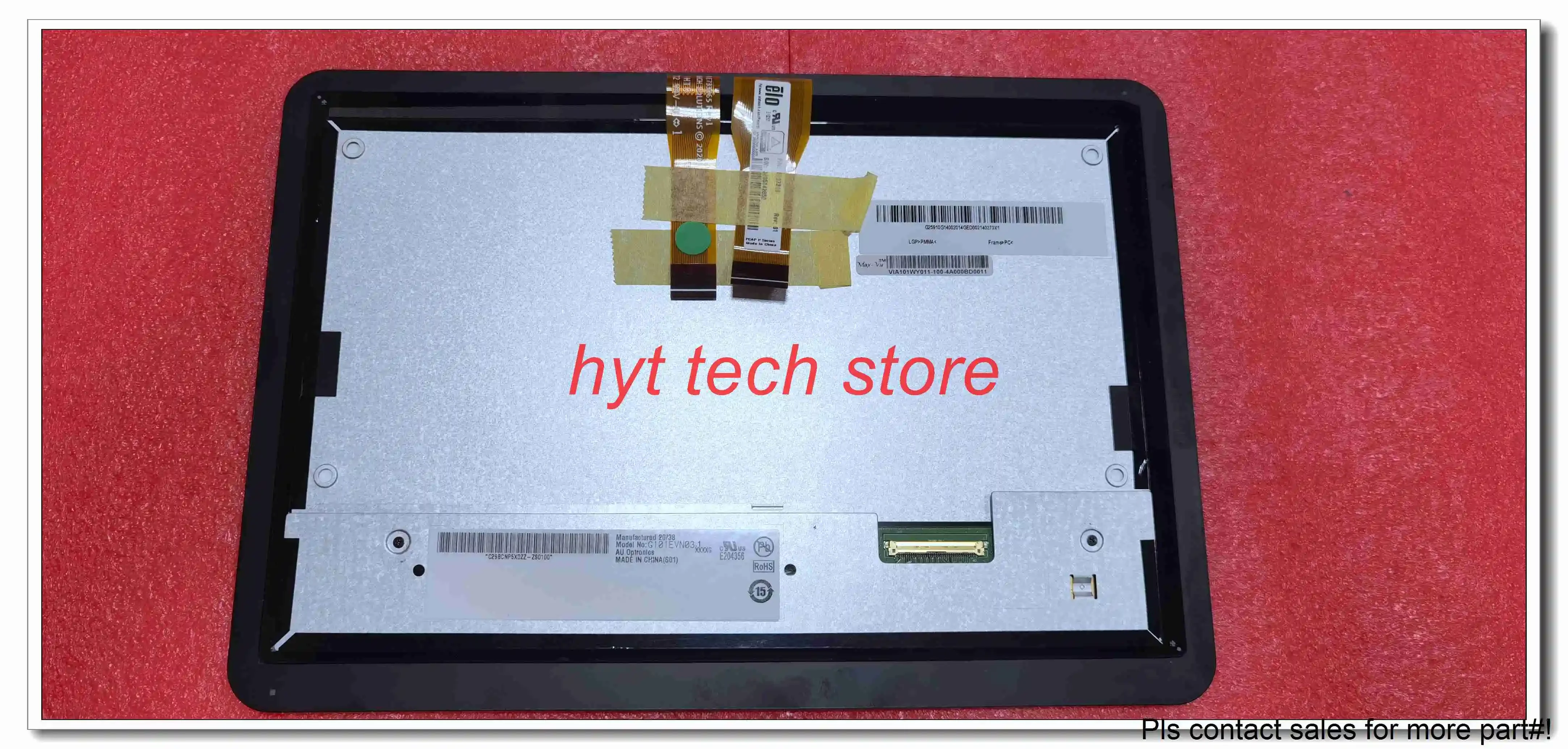 10.1 inch LCD G101EVN03.1  with ELO Touch Panel  E707310  100% tested before shipment
