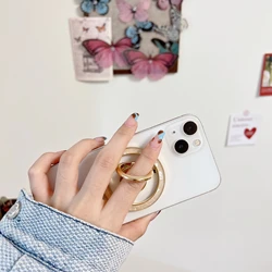For Magnetic Finger Clasp 2 Sections Simplicity 1Pcs Ultra Light And Ultra Thin Strong Suction Rotating 360° Wall Stickers Every