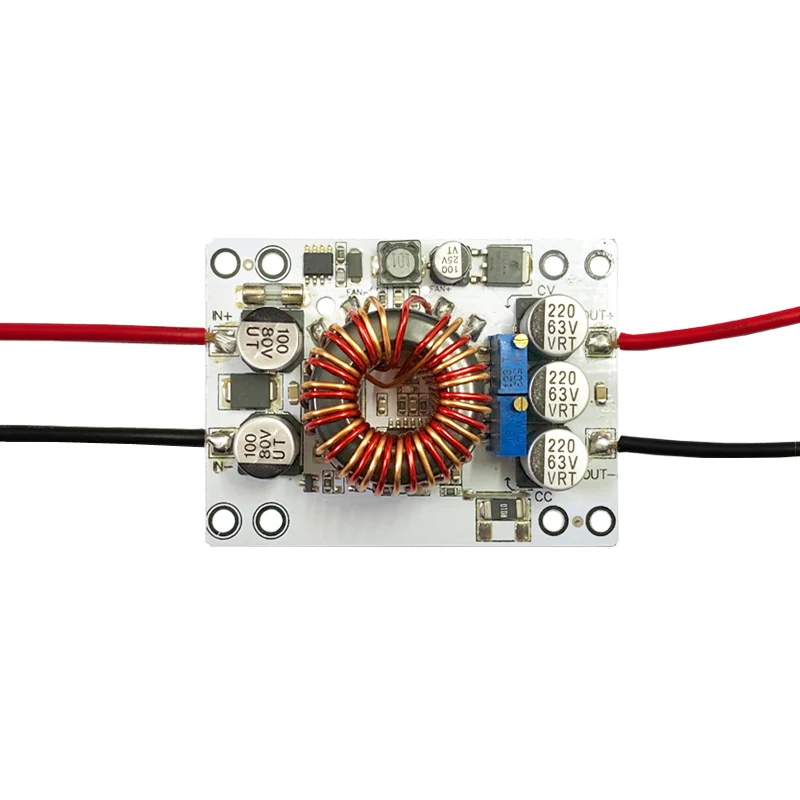 Placa de circuito pcb de alumínio DC-DC8A, tensão dupla face, módulo de alimentação ajustável, núcleo de metal, produto pcba fabricado