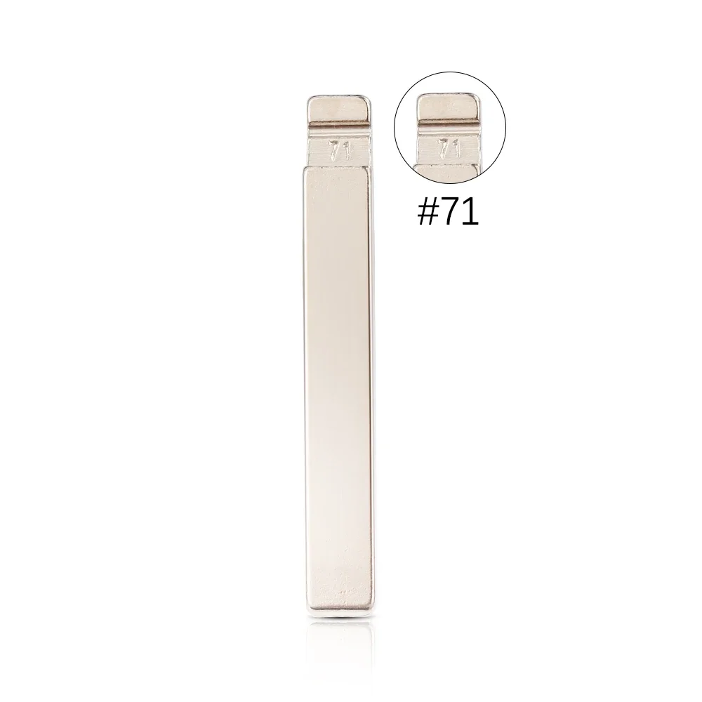 10 unidades/lote chave de carro sem cortes Xhorse VVDI KD # Lâmina 71 HU100 para Chevrolet Cruze Camaro Equinox para Buick/GMC/Opel/Cadillac Blade