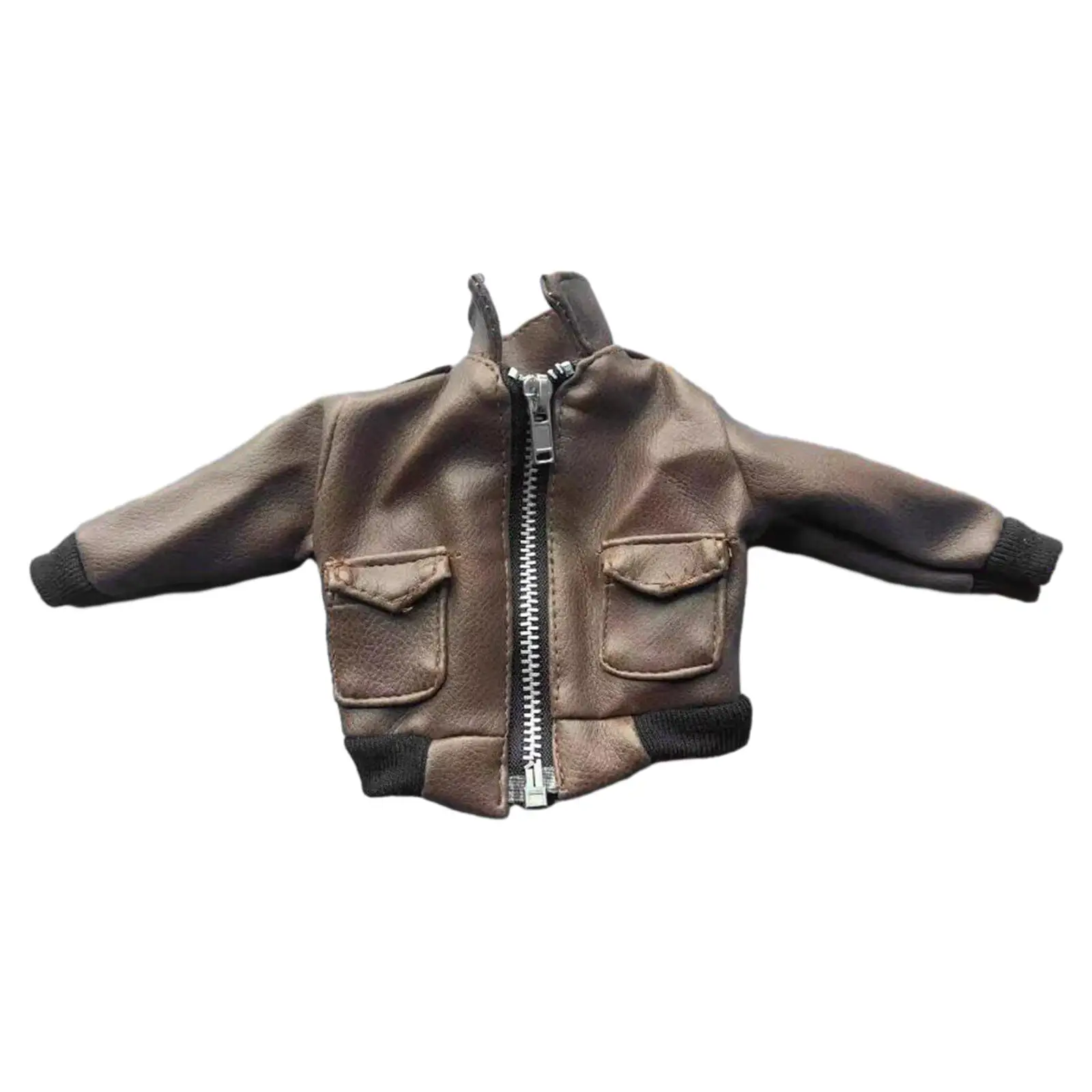 Chaqueta de figuras de acción en miniatura, ropa de muñeca decorativa, suave y elegante, 1:6