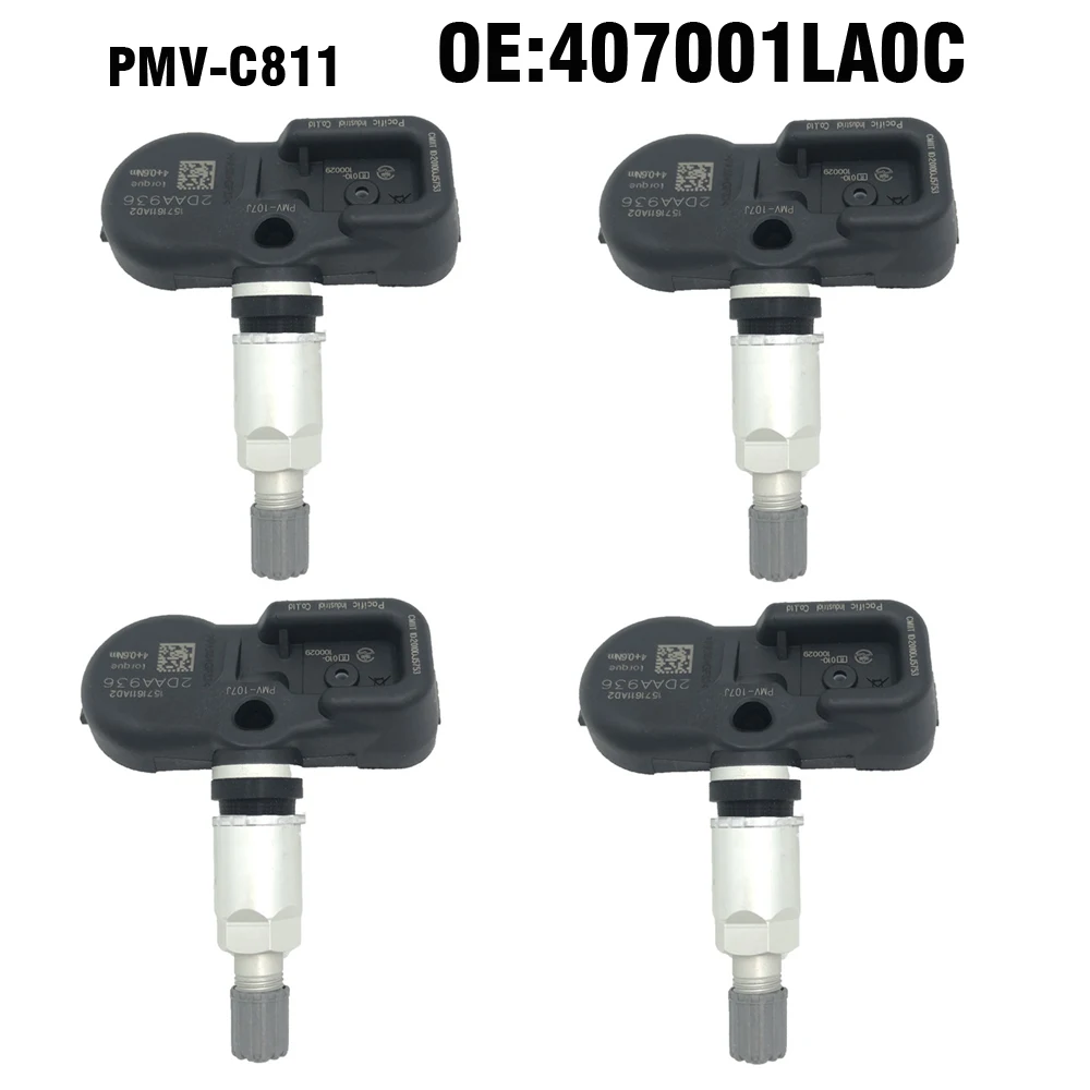 4pcs Car Tire Pressure Sensor Monitoring System TPMS 315MHz For  INFINITI EX35 2010-2012 Q40 Q60 QX50 QX56 For NISSAN CUBE JUKE