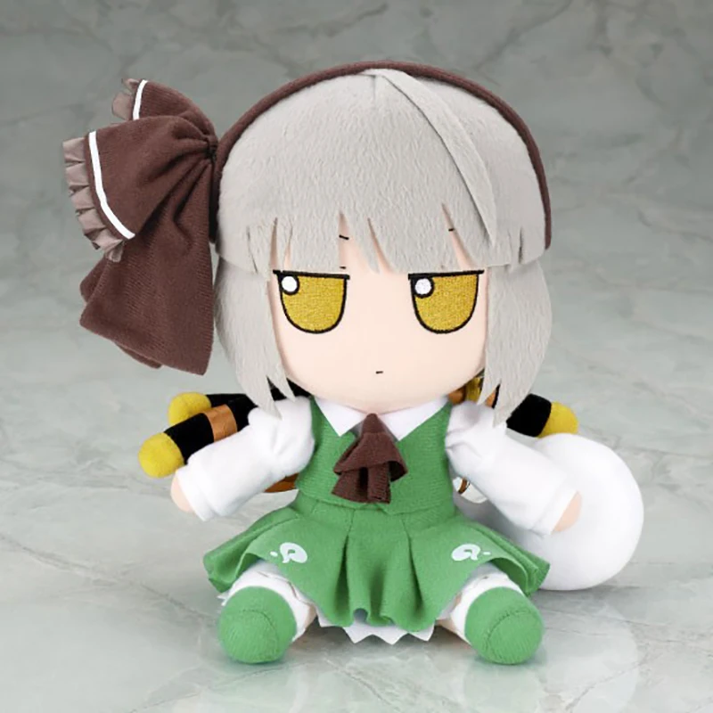 In Stock Original Amiami Gift Touhou Project Konpaku Youmu Plush Doll Toys 20CM Kawaii Anime Figure Collectible Toys Gift