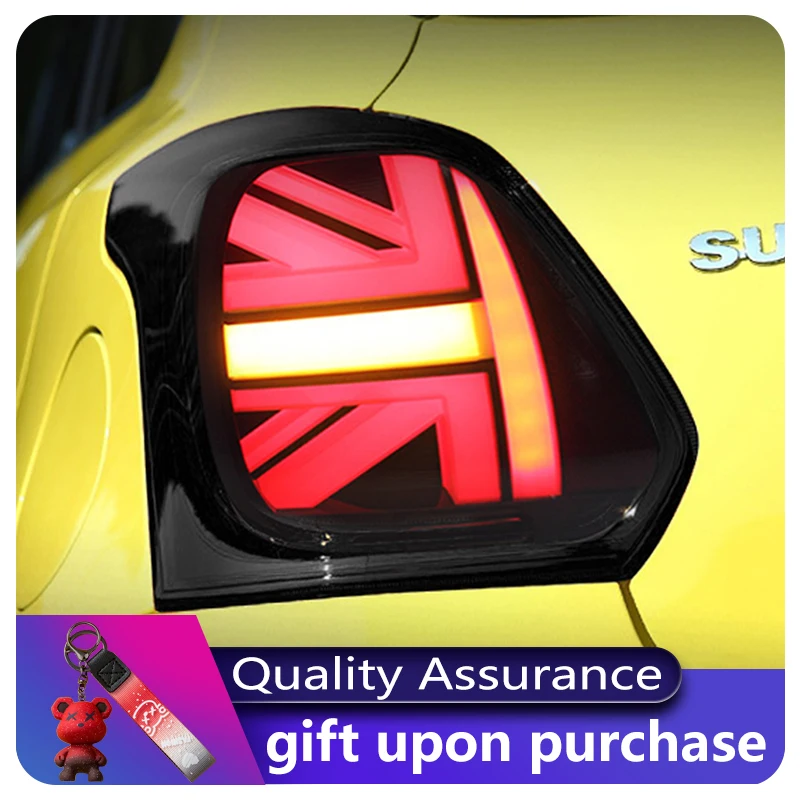 A Pair of Fashion For Suzuki Swift 2019-2024 Exterior Rear Lamp LED DRL Taillight Assembly Auto Modified Tool Car Accessories