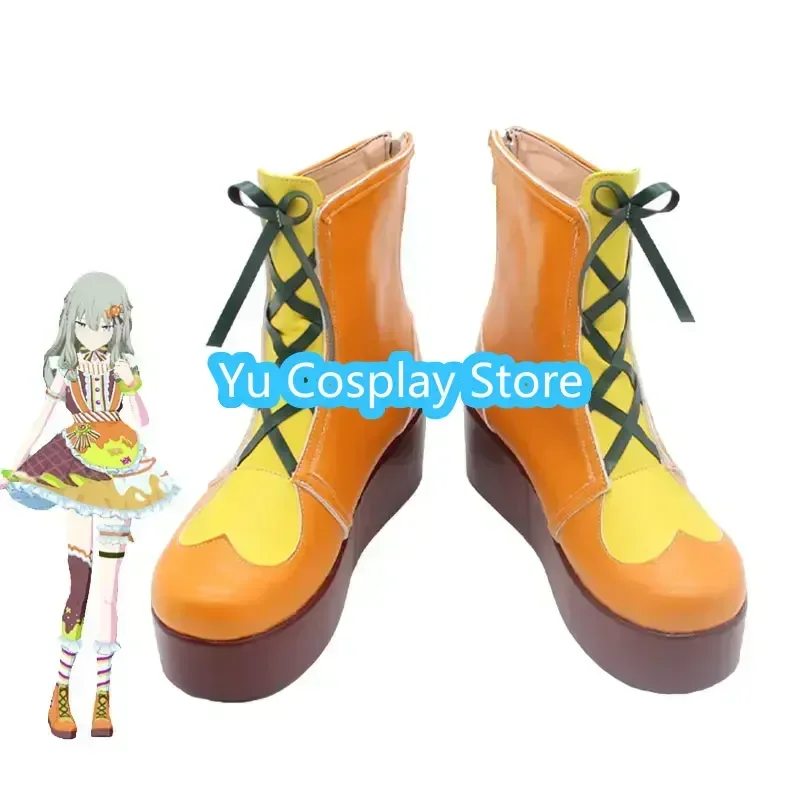 

Kusanagi Nene Cosplay Shoes Game Project Sekai Colorful Stage Cosplay Prop PU Shoes Halloween Party Boots Custom Made