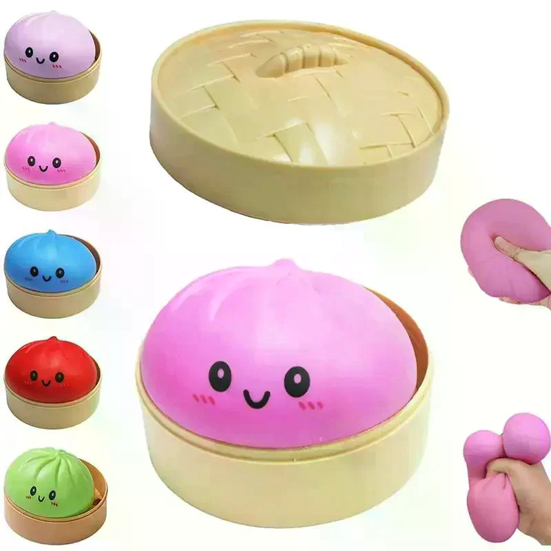 Flash Dumpling Pressure Ball Slow Rebound Soft Pinch Decompression Office Home Decorat Children Adults Birthday Gifts Simulation