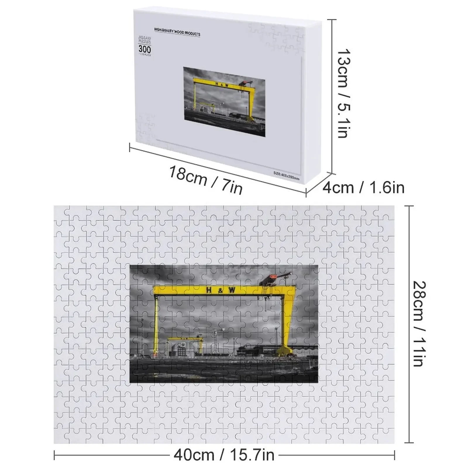 بلفاست حوض السفن 3 بازل قطع خشبية شخصية للبالغين اسم خشبي مخصص شخصية عيد الميلاد اللعب لغز