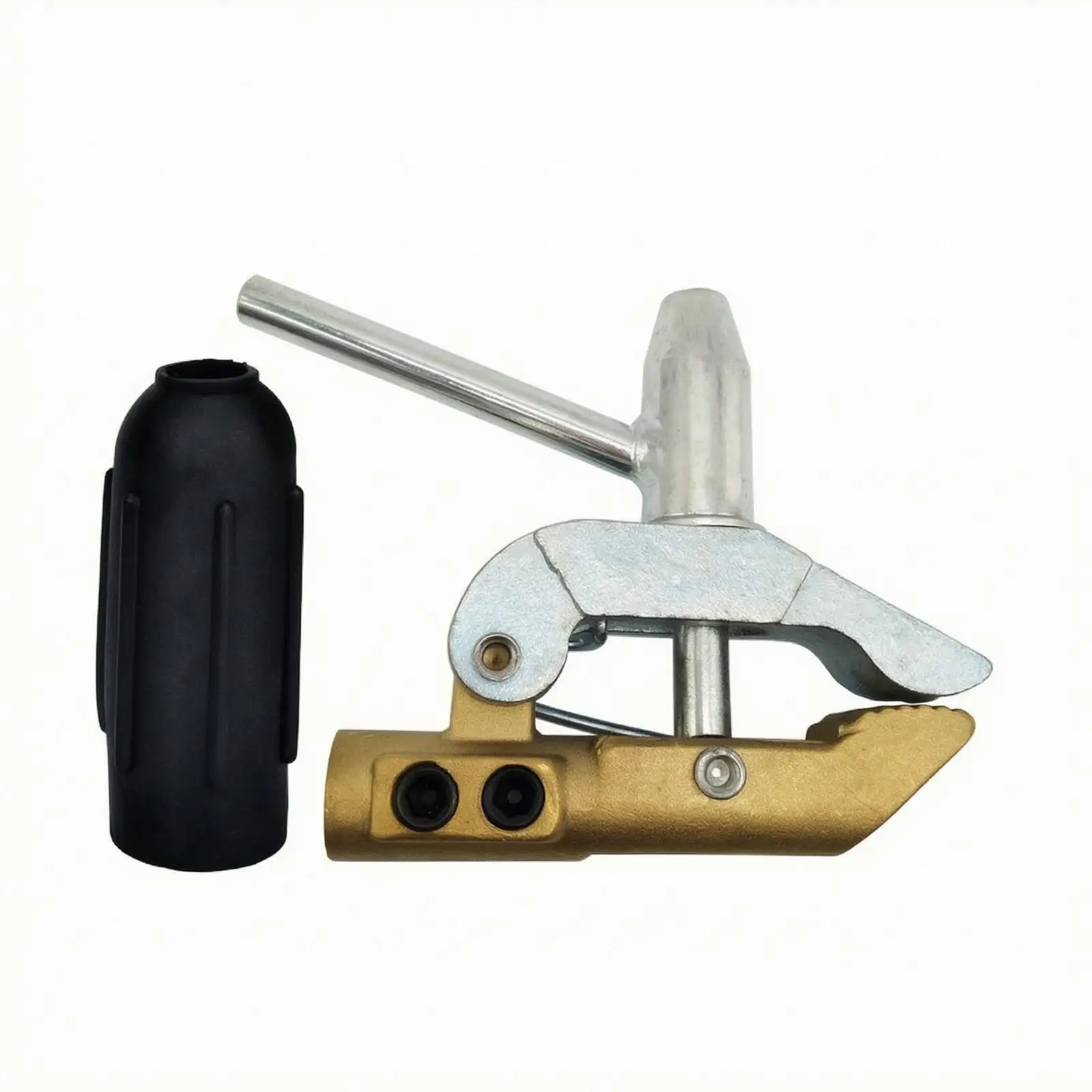 Durable Copper Welding Grounding Clamp Compact Design for Easy Metalworking Connections